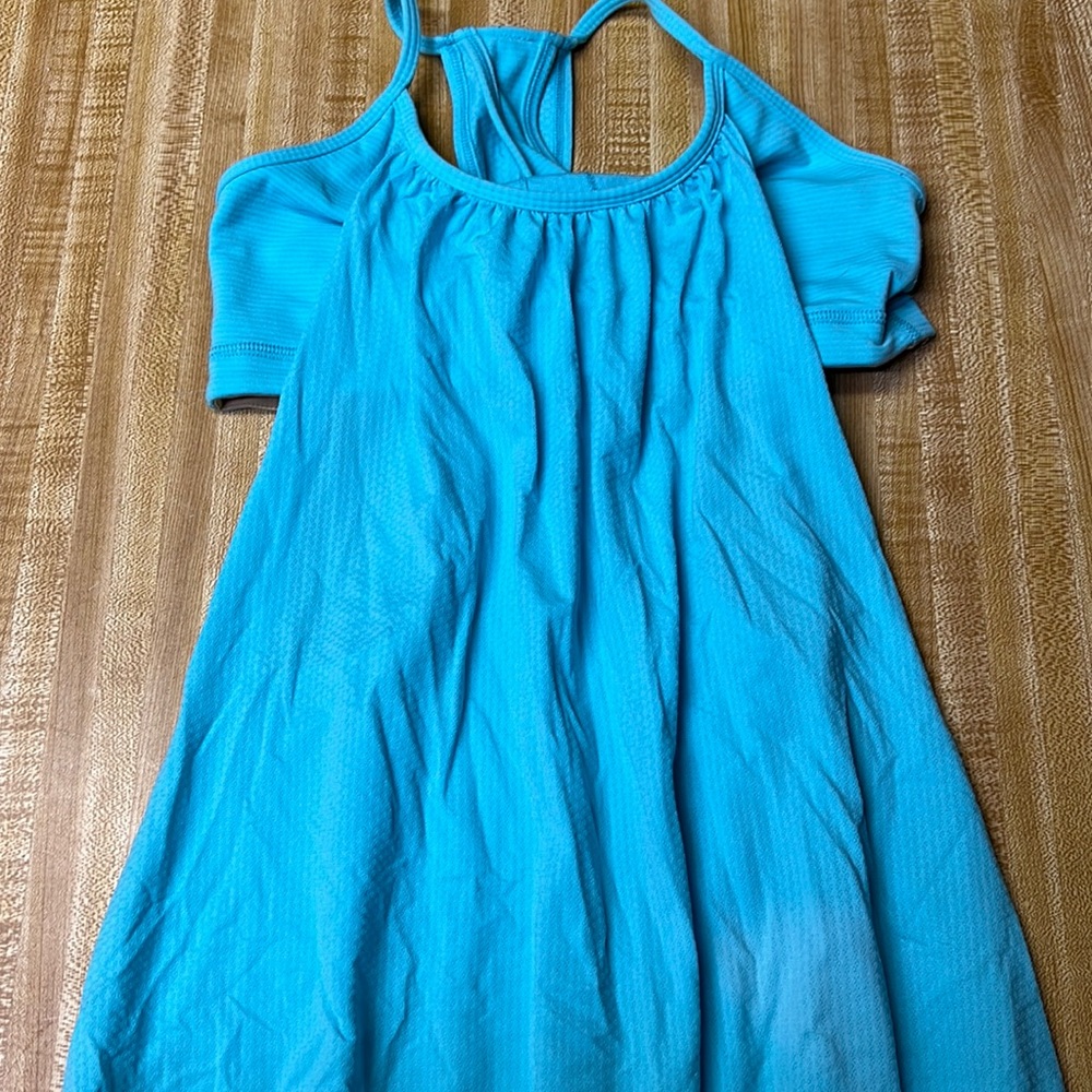 LuLu Lemon exercise tank with built in sports bra